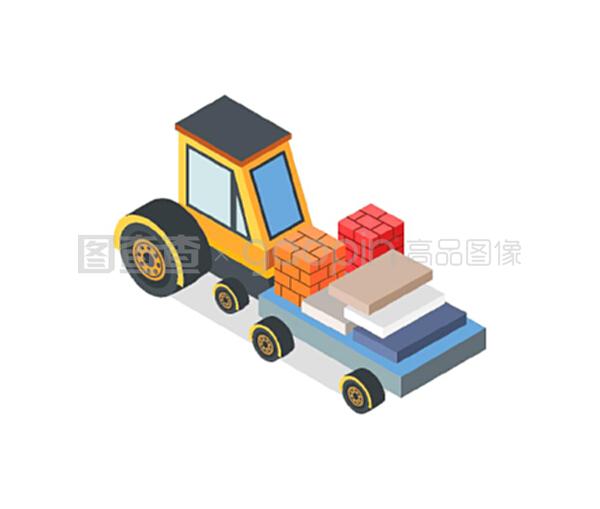 装填砖和箱子的施工机械 提升工业建筑与货物运输效率的新设备