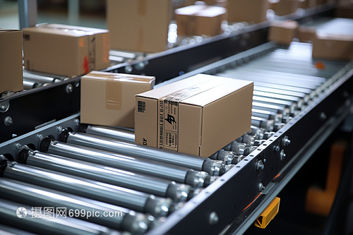 仓库货物传送带 高效物流的核心枢纽